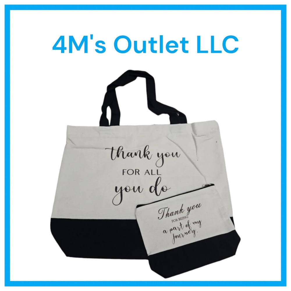 Tote Bag -Thank You for All You Do Canvas - Canvas Bag to Just say Thank You!!!!